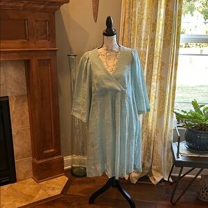 Sundance Light Blue Midi Dress